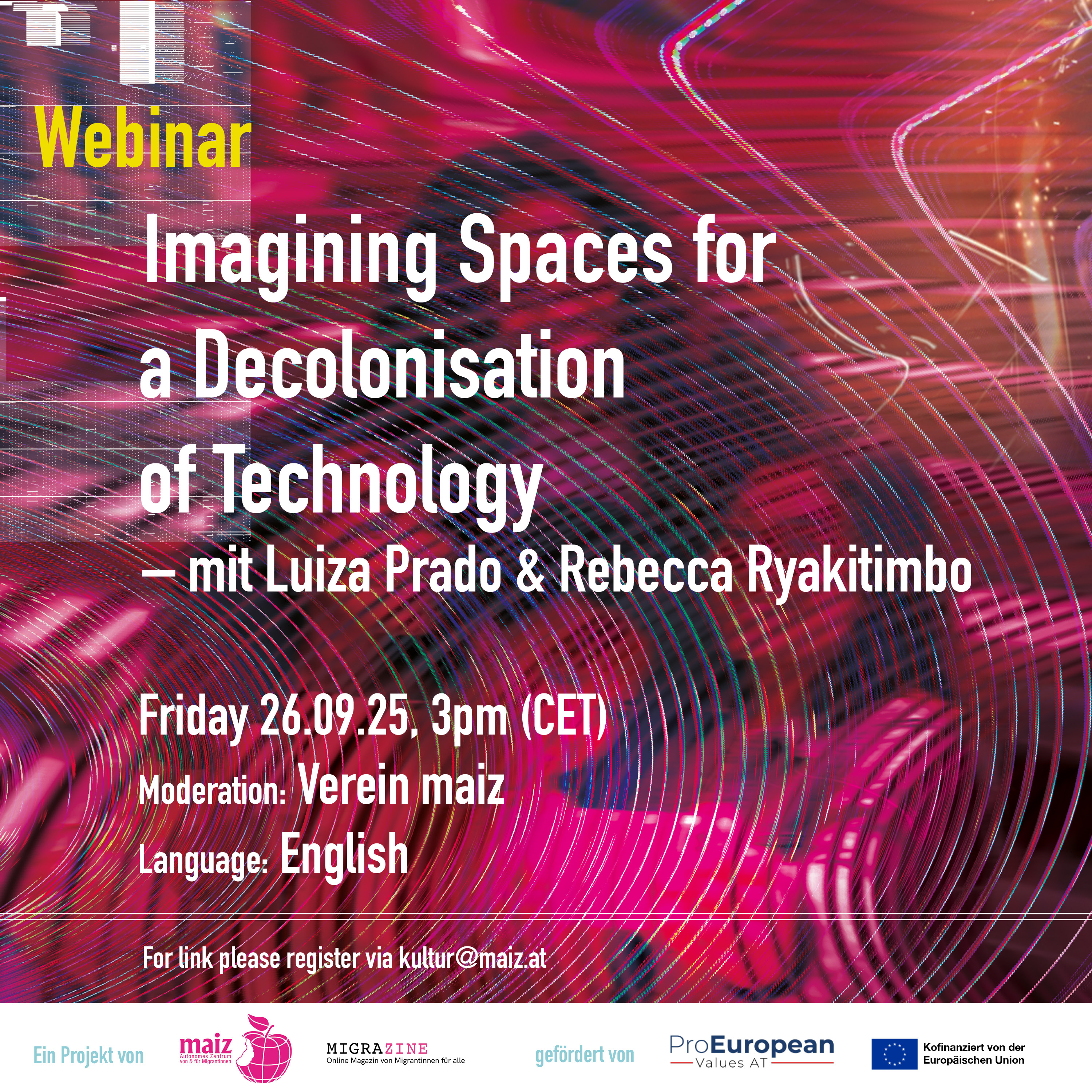 Invitation to Webinar