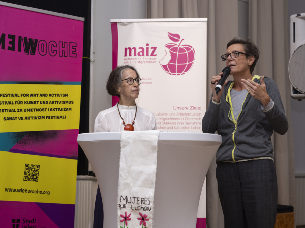 Einführung von maiz Mitgründerinnen